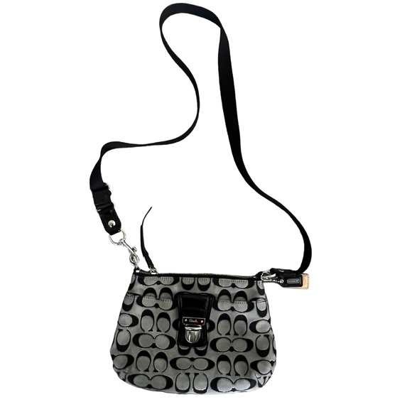 Coach Bags Coach Black Grey Crossbody Purse Poshmark